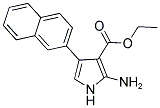 ETHYL 2-AMINO-4-(2-NAPHTHYL)-1H-PYRROLE-3-CARBOXYLATE Struktur