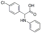 (4-CHLORO-PHENYL)-PHENYLAMINO-ACETIC ACID Struktur