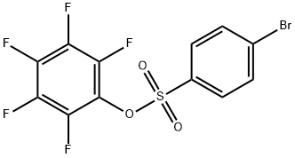 2,3,4,5,6-PENTAFLUOROPHENYL 4-BROMOBENZENESULFONATE Struktur