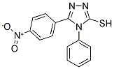 5-(4-NITROPHENYL)-4-PHENYL-4H-1,2,4-TRIAZOLE-3-THIOL Struktur