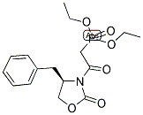 N-(DIETHYLPHOSPHONOACETYL) (4R)-BENZYL-2-OXAZOLIDINONE Struktur