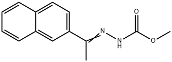 METHYL 2-[1-(2-NAPHTHYL)ETHYLIDENE]-1-HYDRAZINECARBOXYLATE Struktur