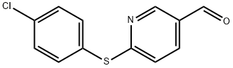 6-[(4-CHLOROPHENYL)SULFANYL]NICOTINALDEHYDE Struktur