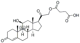 4-PREGNEN-11-BETA, 21-DIOL-3,20-DIONE 21-HEMISUCCINATE Struktur