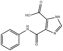 5-PHENYLCARBAMOYL-3H-IMIDAZOLE-4-CARBOXYLIC ACID Struktur