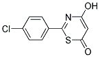 2-(4-CHLOROPHENYL)-4-HYDROXY-6H-1,3-THIAZIN-6-ONE Struktur