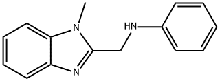 (1-METHYL-1H-BENZOIMIDAZOL-2-YLMETHYL)-PHENYL-AMINE Struktur