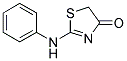 2-(PHENYLAMINO)-1,3-THIAZOLIN-4-ONE Struktur