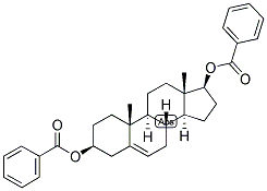 5-ANDROSTEN-3-BETA, 17-BETA-DIOL DIBENZOATE Struktur