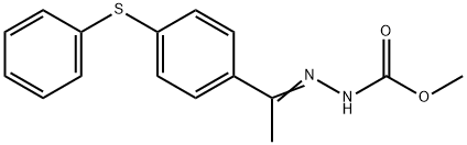 METHYL 2-(1-[4-(PHENYLSULFANYL)PHENYL]ETHYLIDENE)-1-HYDRAZINECARBOXYLATE Struktur