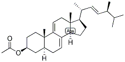 7,9(11), 22,(5-ALPHA)-CHOLESTATRIEN-24-BETA-METHYL-3-BETA-OL ACETATE Struktur