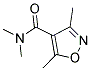 N,N,3,5-TETRAMETHYL-4-ISOXAZOLECARBOXAMIDE Struktur