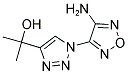 2-[1-(4-AMINO-1,2,5-OXADIAZOL-3-YL)-1H-1,2,3-TRIAZOL-4-YL]-2-PROPANOL Struktur