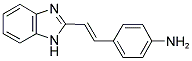 4-[(E)-2-(1H-BENZOIMIDAZOL-2-YL)-VINYL]-PHENYLAMINE Struktur