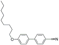 4-CYANO-4'-NONYLOXYBIPHENYL Struktur