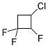 1-CHLORO-2,3,3-TRIFLUOROCYCLOBUTANE Struktur