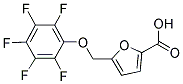 5-PENTAFLUOROPHENYLOXYMETHYL-FURAN-2-CARBOXYLIC ACID Struktur