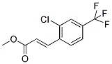 METHYL 3-[2-CHLORO-4-(TRIFLUOROMETHYL)PHENYL]ACRYLATE Struktur