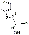 (2E)-1,3-BENZOTHIAZOL-2-YL(HYDROXYIMINO)ACETONITRILE Struktur