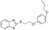 2-([2-(4-PROPOXYPHENOXY)ETHYL]THIO)-1,3-BENZOTHIAZOLE Struktur