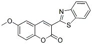 3-(-2-BENZOTHIAZOLYL)-6-METHOXYCOUMARIN Struktur