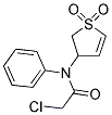 2-CHLORO-N-(1,1-DIOXIDO-2,3-DIHYDROTHIEN-3-YL)-N-PHENYLACETAMIDE Struktur