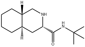 N-(TERT-BUTYL)DECAHYDRO-3-ISOQUINOLINECARBOXAMIDE Struktur