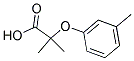 2-METHYL-2-M-TOLYLOXY-PROPIONIC ACID Struktur