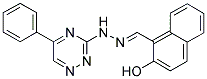 2-HYDROXY-1-NAPHTHALDEHYDE (5-PHENYL-1,2,4-TRIAZIN-3-YL)HYDRAZONE Struktur