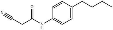 N-(4-BUTYL-PHENYL)-2-CYANO-ACETAMIDE Struktur