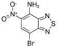 7-BROMO-5-NITRO-2,1,3-BENZOTHIADIAZOL-4-AMINE Struktur