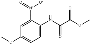 METHYL 2-(4-METHOXY-2-NITROANILINO)-2-OXOACETATE Struktur