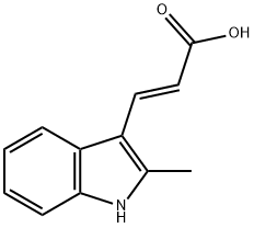 3-(2-METHYL-1H-INDOL-3-YL)-ACRYLIC ACID Struktur