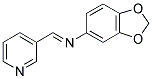 5-(1-AZA-2-(3-PYRIDYL)VINYL)BENZO[D]1,3-DIOXOLENE Struktur