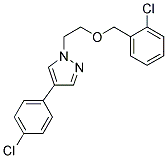 1-[2-(2-CHLOROBENZYLOXY)ETHYL]-4-(4-CHLOROPHENYL)-(1H)-PYRAZOLE