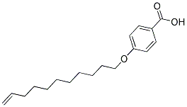 4-(10-UNDECENYLOXY)BENZENECARBOXYLIC ACID Struktur