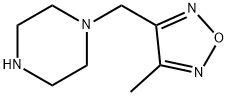 1-(4-METHYL-FURAZAN-3-YLMETHYL)-PIPERAZINE Structure