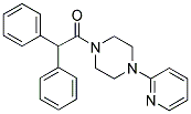 2,2-DIPHENYL-1-(4-(2-PYRIDYL)PIPERAZINYL)ETHAN-1-ONE Struktur