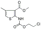 METHYL 2-([(2-CHLOROETHOXY)CARBONYL]AMINO)-4-METHYLTHIOPHENE-3-CARBOXYLATE Struktur