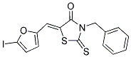 (5Z)-3-BENZYL-5-[(5-IODO-2-FURYL)METHYLENE]-2-THIOXO-1,3-THIAZOLIDIN-4-ONE