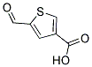 5-FORMYLTHIOPHENE-3-CARBOXYLIC ACID Struktur