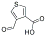 4-FORMYL-3-THIOPHENECARBOXYLIC ACID Struktur