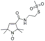 (1-OXYL-2,2,5,5-TETRAMETHYLPYRROLINE-3-YL)CARBAMIDOETHYL METHANETHIOSULFONATE Struktur