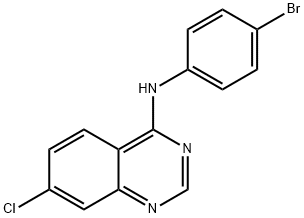 N-(4-BROMOPHENYL)-7-CHLORO-4-QUINAZOLINAMINE Struktur