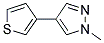 1-METHYL-4-THIEN-3-YL-1H-PYRAZOLE Struktur