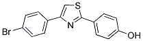 4-(4-(4-BROMOPHENYL)THIAZOL-2-YL)PHENOL Struktur