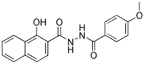 1-HYDROXY-N'-(4-METHOXYBENZOYL)-2-NAPHTHOHYDRAZIDE Struktur