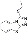 3-(ETHYLTHIO)[1,2,4]TRIAZOLO[3,4-B][1,3]BENZOTHIAZOLE Struktur