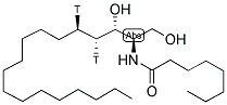 N-OCTANOYL-D-ERYTHRO-DIHYDRO-SPHINGOSINE, [4,5-3H] Struktur