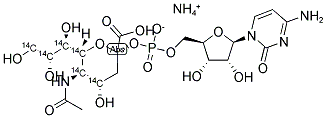 CYTIDINE 5'-MONOPHOSPHO[14C]SIALIC ACID, AMMONIUM SALT Struktur